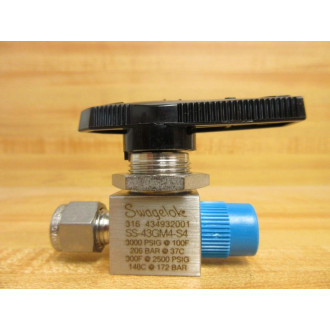 Swagelok SS-43GM4-S4 Ball Valve SS43GM4S4 (Pack of 3)