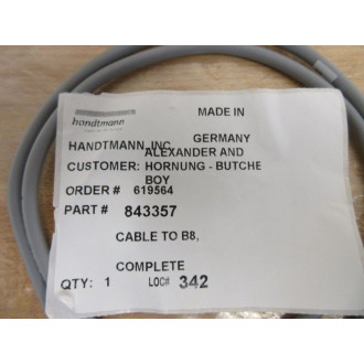 Handtmann 843357 Cable To B8 - New No Box