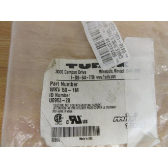 Turck WKV 50 -1M Mini Fast Pigtail Cable U0963-28