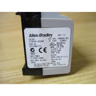 Allen Bradley 1791D-8V8P Compact Block IO 1791D8V8P Ser.D, Rev A01