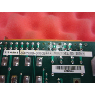 Siemens 6RB2-000-0GB00 Circuit Board 6RB20000GB00 - Used