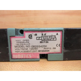Numatics 082SS425K Solenoid Valve - Used