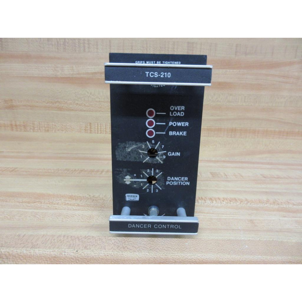 Warner Electric TCS-210 Dancer Tension Control Unit TCS210 No Knobs - Used