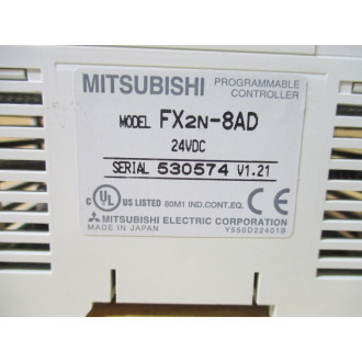 Mitsubishi FX2N-8AD Programmable Controller FX2N8AD - Used
