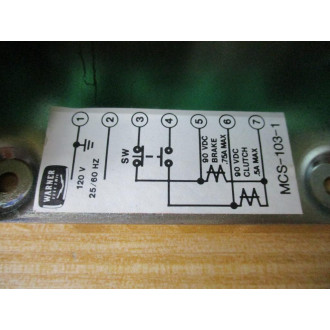 Warner Electric MCS-103-1 Power Supply 6010-448-002 - New No Box