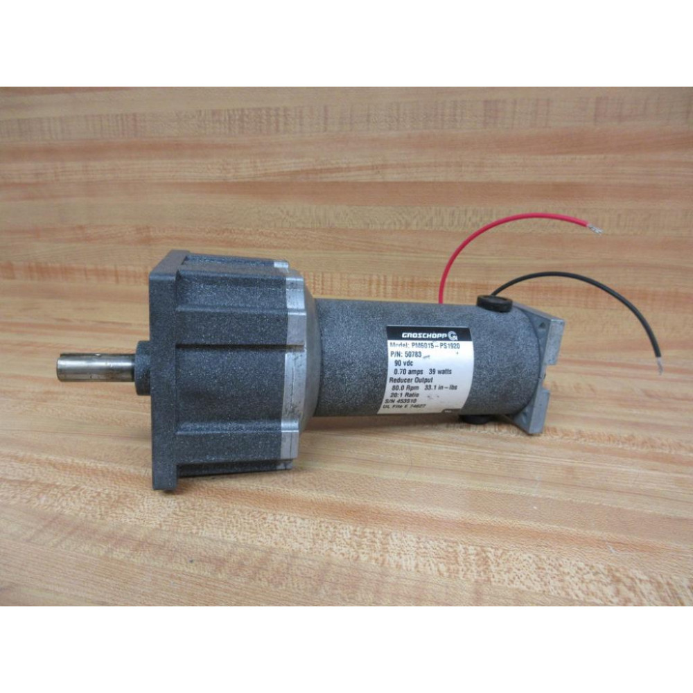 Groschopp PM6015-PS1920 Gear Motor PM6015PS1920 - Used