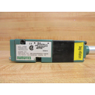 Numatics 081SA400K011B30 Valve - Used