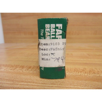 Fafnir 9103 PPG Torrington Bearing 9103PPG WSnap Ring