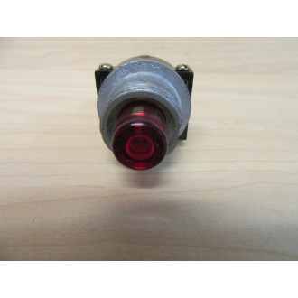 General Electric CR104C122 Lamp Base Red Button - Used