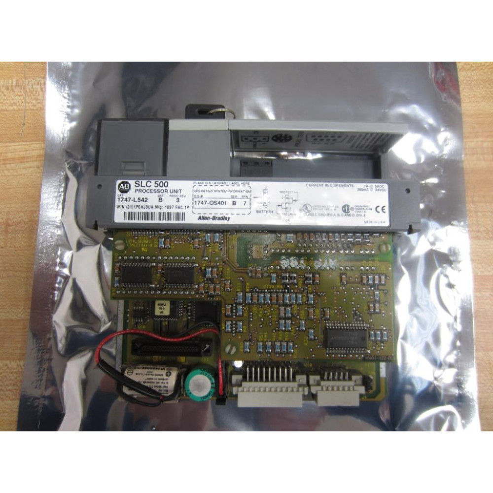 Allen Bradley 1747-L542 SLC 504 CPU 1747L542 Ser.B WKey - Used