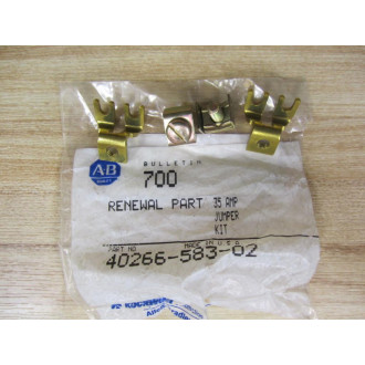 Allen Bradley 40266-583-02 Jumper Kit 35 Amp 4026658302