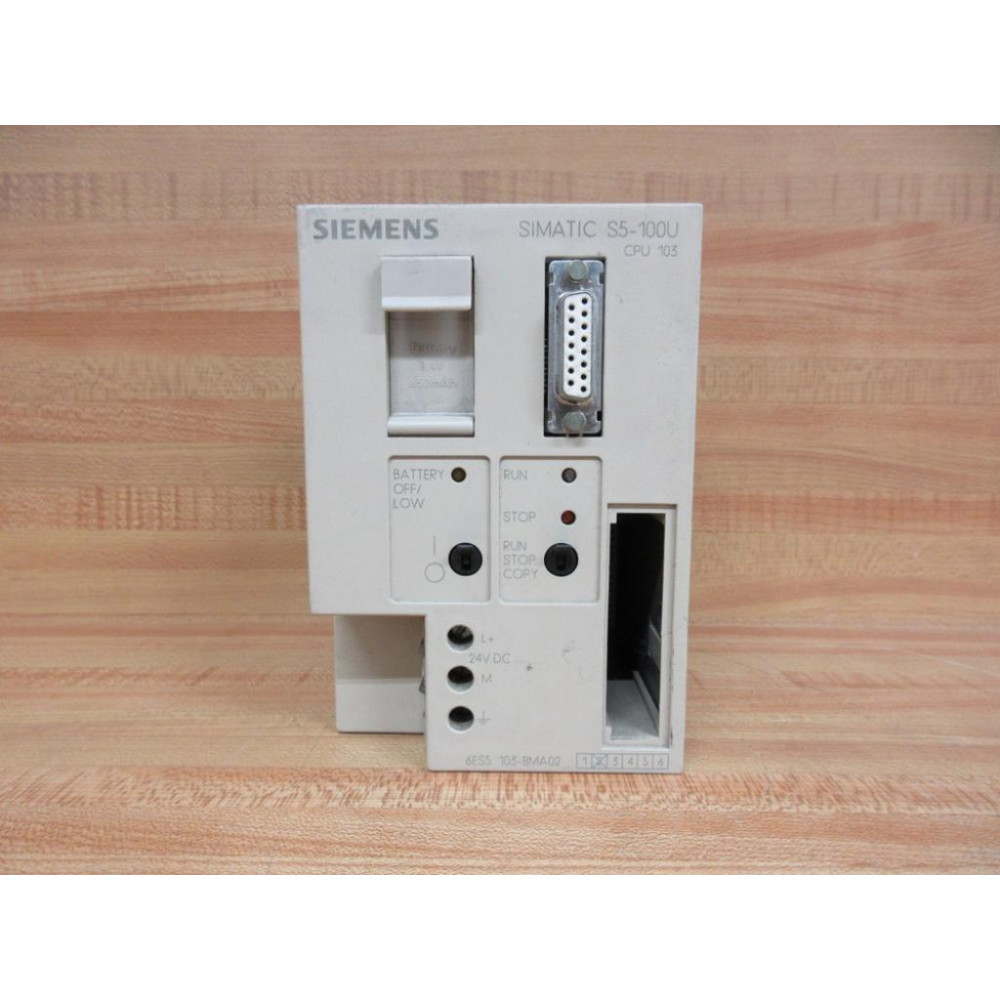 Siemens 6ES5 103-8MA02 CPU Module 6ES51038MA02 - Used