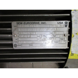 SEW-Eurodrive DFT100LS4-KS Motor R83DT100LS4-KS Broken Leg - Used