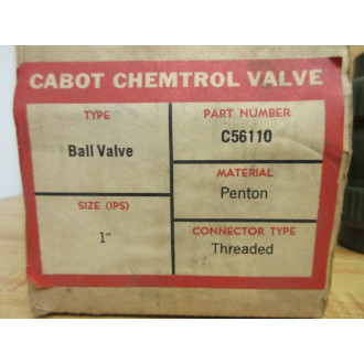 Cabot C56110 Ball Valve