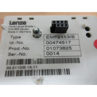 Lenze EMF2113IB Drive EMF2113IB - Used