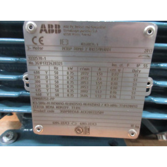 Asea Brown Boveri 3G1F1723428321 ABB Motor 3GBP081340-ACK