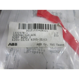 Asea Brown Boveri 3G1F1723428321 ABB Motor 3GBP081340-ACK