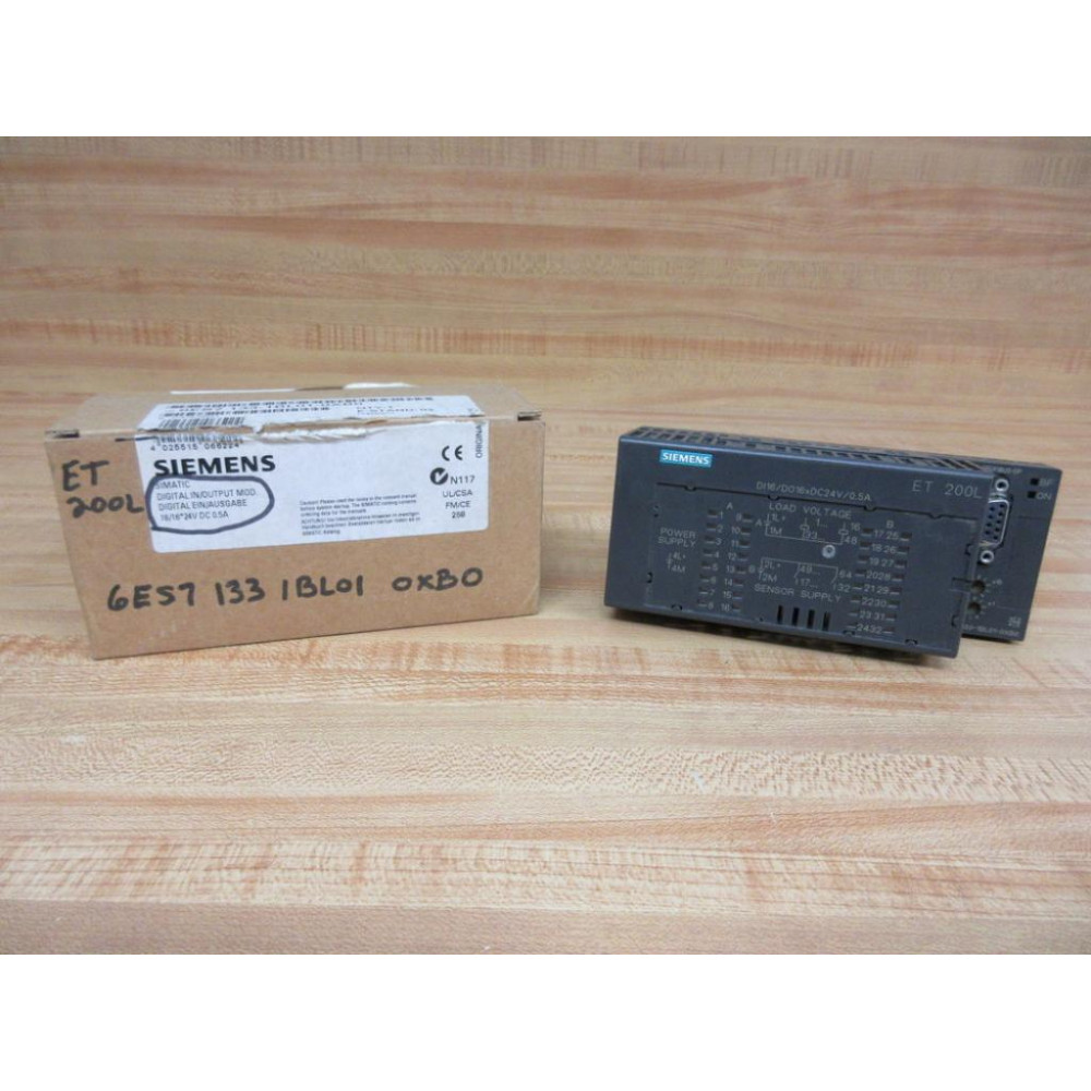 Siemens 6ES7 133-1BL01-0XB0 VDC Logic IO Module 6ES71331BL010XB0