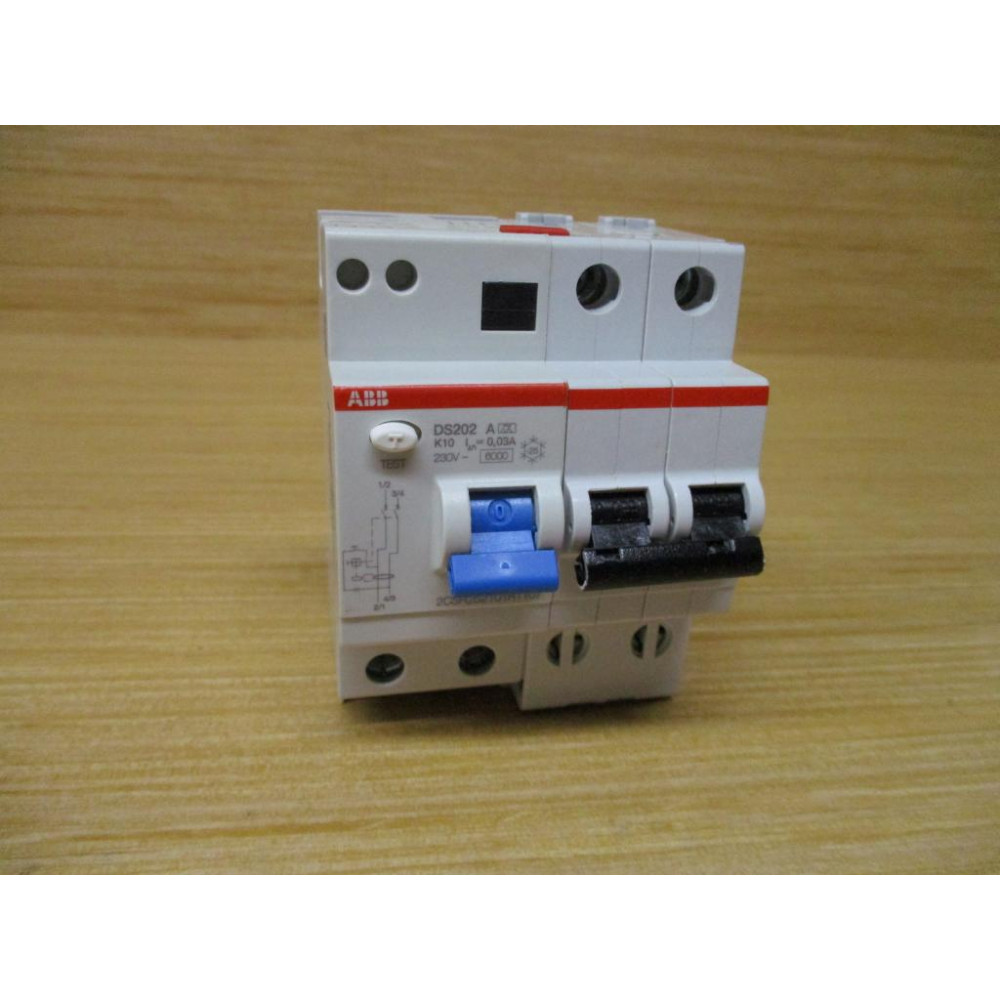 ABB DS202 A-K100.03 Circuit Breaker 10AMP 2CSR252101R1107 - New No Box