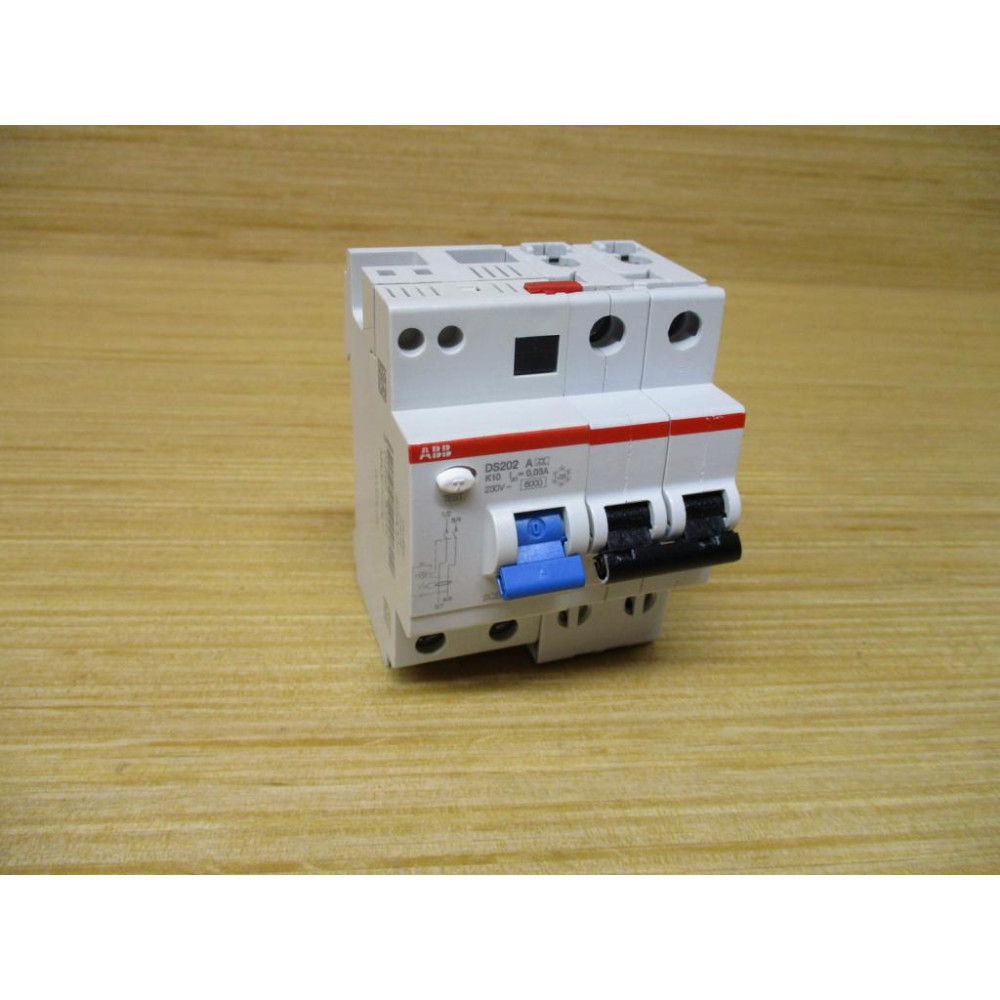 ABB DS202 A-K100.03 Circuit Breaker 10AMP 2CSR252101R1107 - Used
