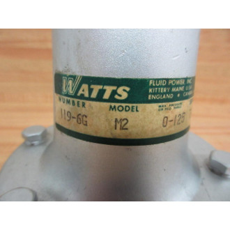 Watts Fluid Power 119-6G Pneumatic Regulator 1196G - New No Box
