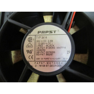 Papst 3414 Axial Fan TYP 3414 - Used