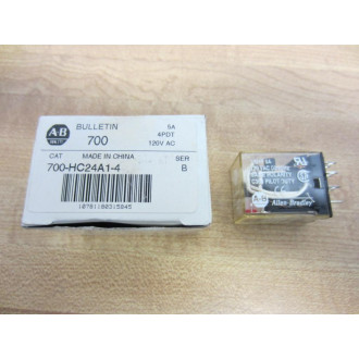 Allen Bradley 700-HC24A1-4 120V AC Relay 700-HC24A1-4 120VAC *Series May Vary*