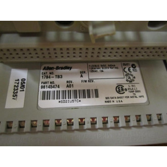 Allen Bradley 1794-TB3 Terminal Base 1794TB3 Ser A