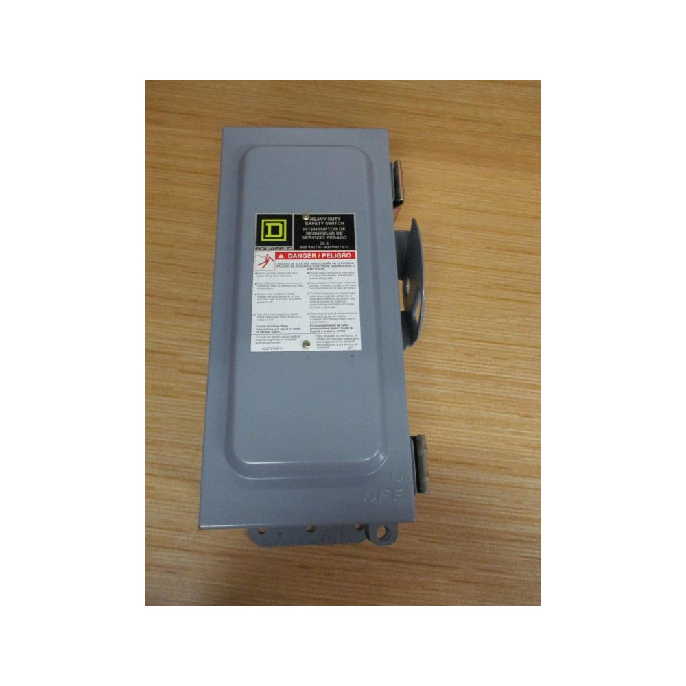 Square D H361AWK Disconnect Safety Switch Series F05 - New No Box
