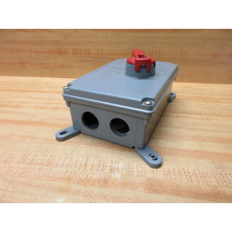 Hubbell HBLDS3 Circuit-Lock Disconnect Switch Enclosure Only - Used