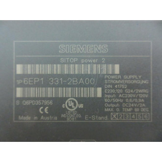 Siemens 6EP1331-2BA00 Power Supply 6EP13312BA00 - Used