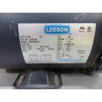 Leeson C6C17FB17J Rexnord Motor 110209.00 - Used