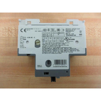ABB MS116-4 Manual Motor Starter 1SAM250000R1008