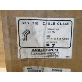 Adalet PLM SH-75 Sky Tie Cable Clamp SH75 (Pack of 7)