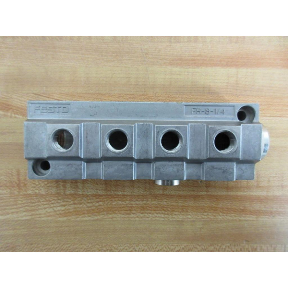 Festo FR-8-14 Pneumatic Manifold FR814 - Used