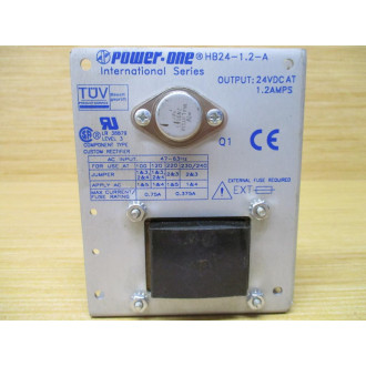 Power-One HB24-1.2-A Linear AC-DC Power Supply HB2412A - Used