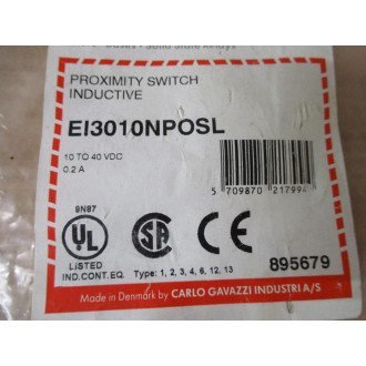 Carlo Gavazzi EI3010NPOSL Proximity Switch