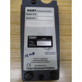 Fisher-Rosemount 00275-0003-0007 275 Hart Communicator  00275-0003-0XXX Rev. LF - Used
