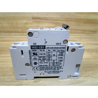 Allen Bradley 1492-CB1G060 Breaker 1492CB1G060 6A Series B - New No Box