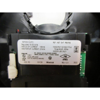 Eaton 100971 Wheelock Eluxa Fire Alarm