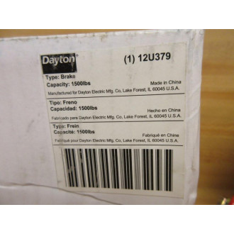 Dayton 12U379 Manual Winch