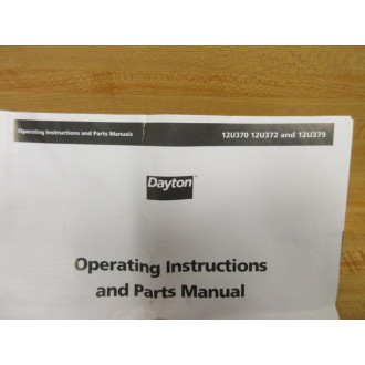 Dayton 12U379 Manual Winch