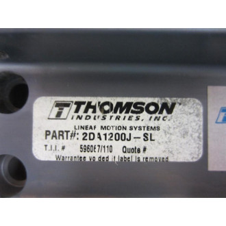 Thomson Industries 2DA1200J-SL 2DA1200JSL Linear Motion Systems - New No Box