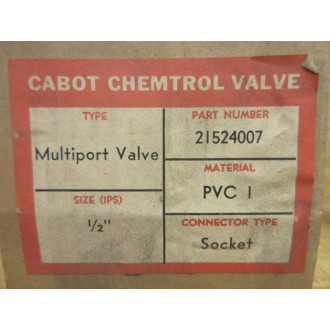 Cabot 21524007 Multiport Valve 12"