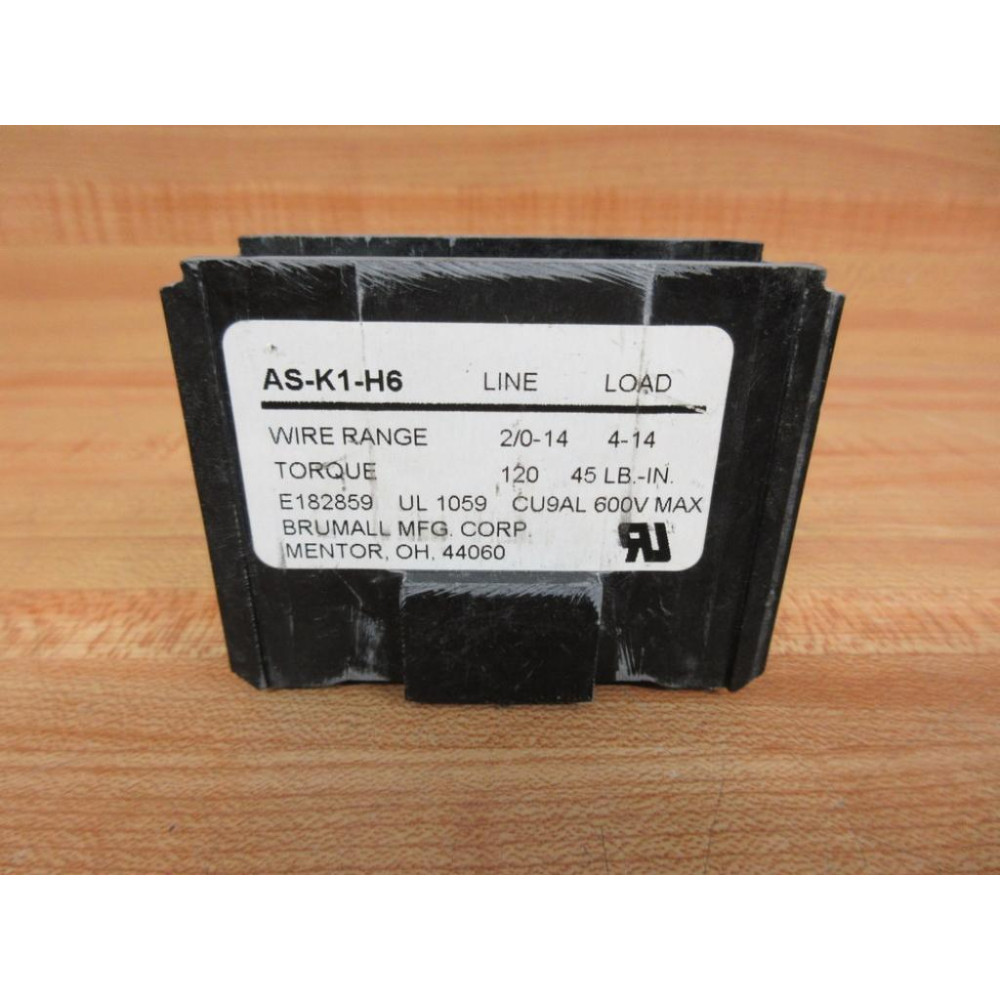 Techspan AS-K1-H6 Power Distribution Block ASK1H6 - New No Box