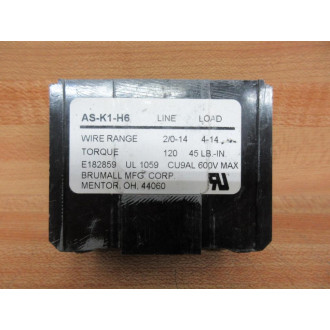 Techspan AS-K1-H6 Power Distribution Block ASK1H6 - Used