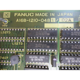 Fanuc A16B-1210-0481 IO PCB A16B-1210-048102A - Used