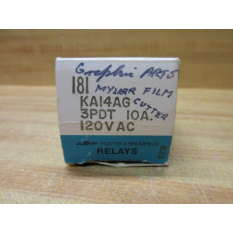 Potter & Brumfield KA14AG-120V AC Relay KA14AG-120VAC