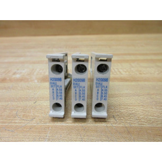 Cutler Hammer H2009B Heater Overload Relay H2009B-3 (Pack of 3) - Used