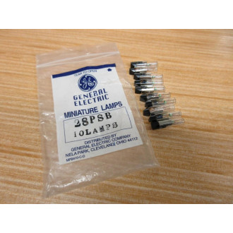 GE General Electric GE 28PSB Miniature Lamp Light Bulbs 28PSB (Pack of 10)